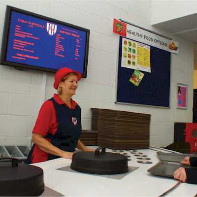 Repeat Signage at Sandwell Academy