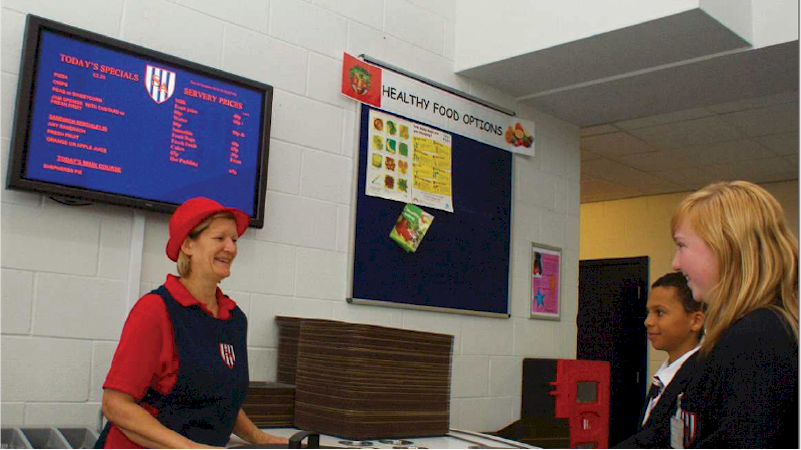 Repeat Signage at Sandwell Academy