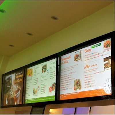 Digital menu boards