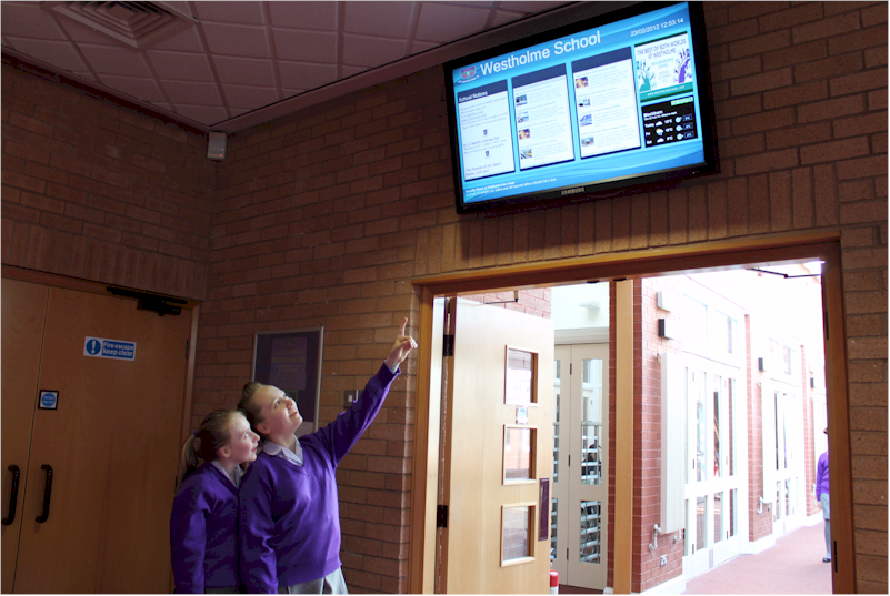 Repeat Signage at Westholme School, Lancashire