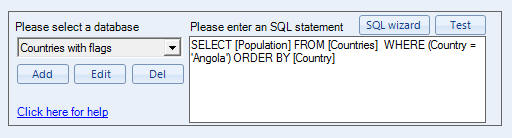 Selection of data in Repeat Signage data grid