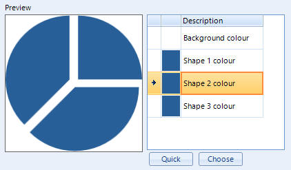 Selecting colours for Repeat Icons