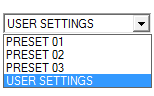 Preset color schemes in Repeat Signage data grid