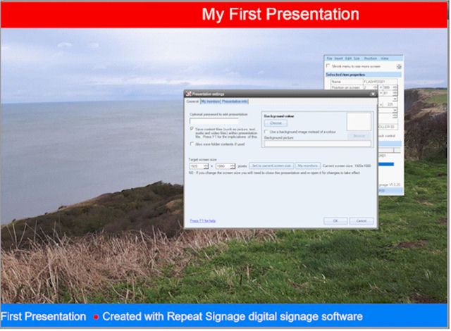 Saving your presentation