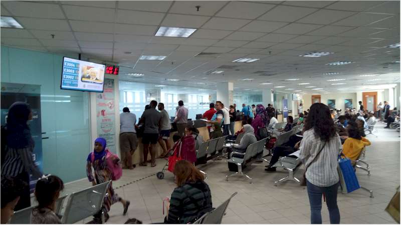 Repeat Signage software at immigration department